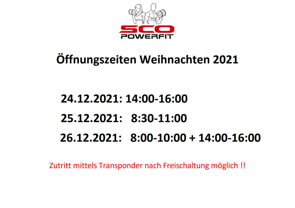 Ffnungszeiten Weihnachten Update Sportclub Ober Lsbach E V